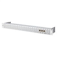 BTR Panneau 19" 1UH équipé de 24 modules E-DAT Cat.6 (Classe E)