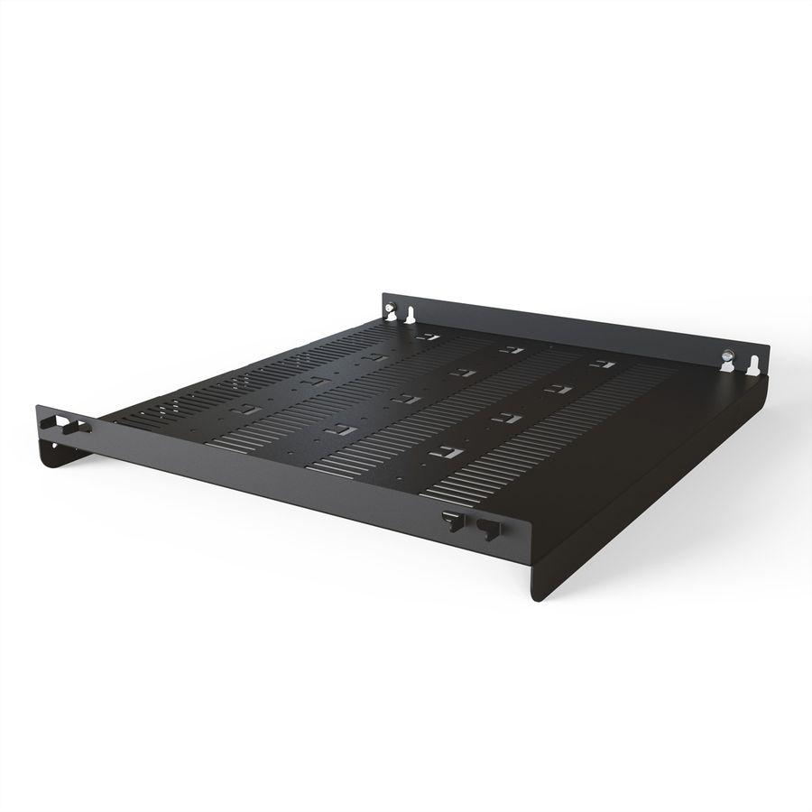 SCHROFF Varistar 19'' étagère, fixe, 75 kg, RAL 7021, 600W 600D