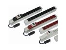 Bâtis de prises SCHROFF, UTE, avec entrée Wieland®, 6 prises, 19", noir, avec protection contre les surintensités