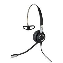 Jabra Biz 2400 II QD Mono NC 3-in-1 Wideband Monophonique crochet auricullaire, Bandeau, Minerve Noir, Argent