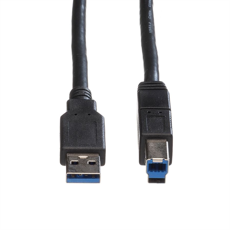 ROLINE Câble USB 3.2 Gen 1 Type A-B, noir, 3 m