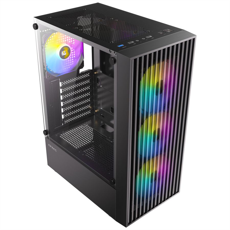 ANTEC AX27 RGB Elite Boîtier PC Midi Tower Gaming ATX, noir