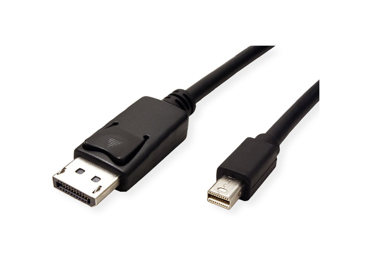 ROLINE GREEN Câble DisplayPort DP M - Mini DP M, TPE, noir, 5 m