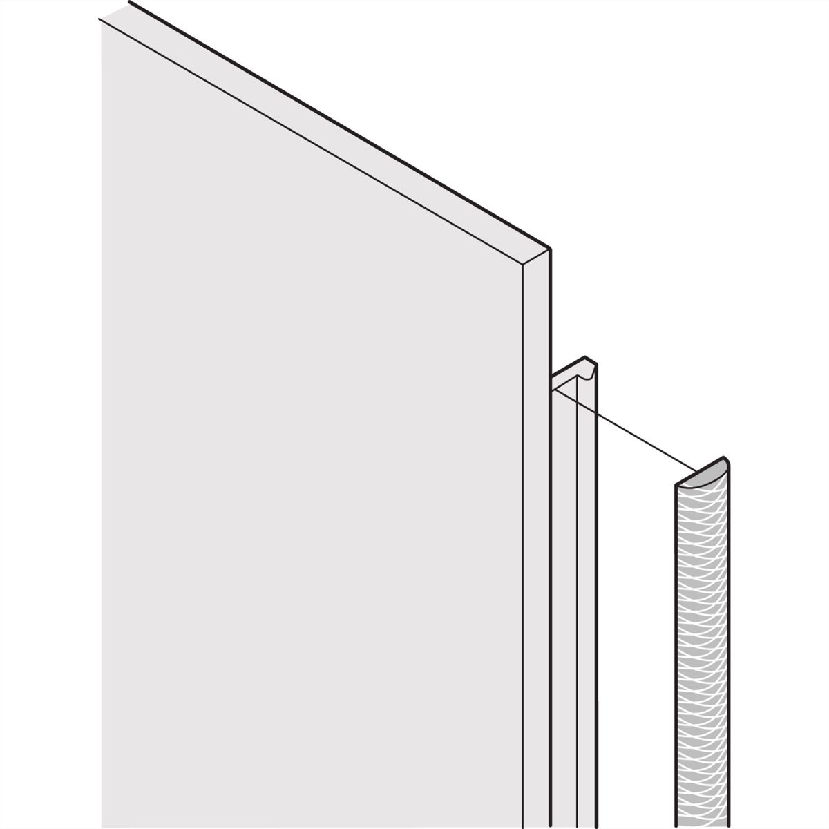 Panneau arrière SCHROFF pour RatiopacPRO/PropacPRO, perforé, blindage rétrofit, textile, 5 U, 63 CV