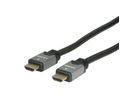 ROLINE Câble HDMI High Speed avec Ethernet, noir/argent, 3 m