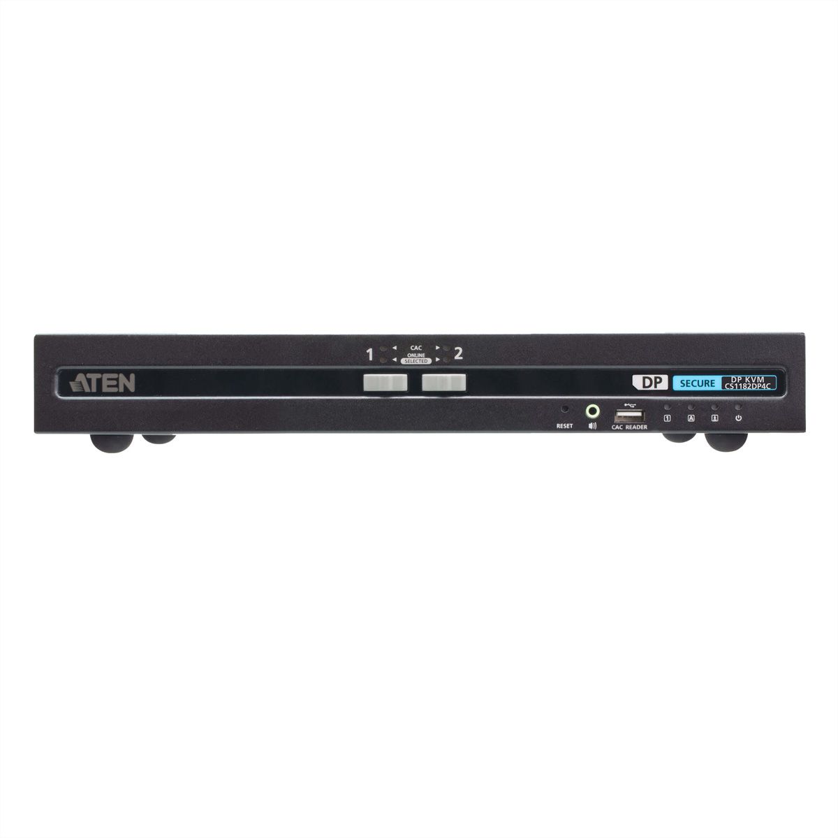 ATEN CS1182DP4C Commutateur KVM sécurisé DisplayPort à 2 ports USB avec CAC