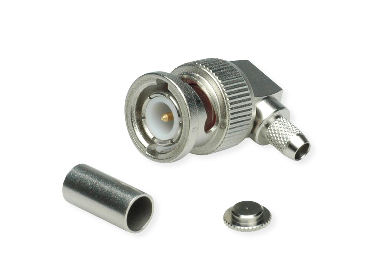TELEGÄRTNER Connecteur BNC coudé 50 Ohm pour RG-58C/U
