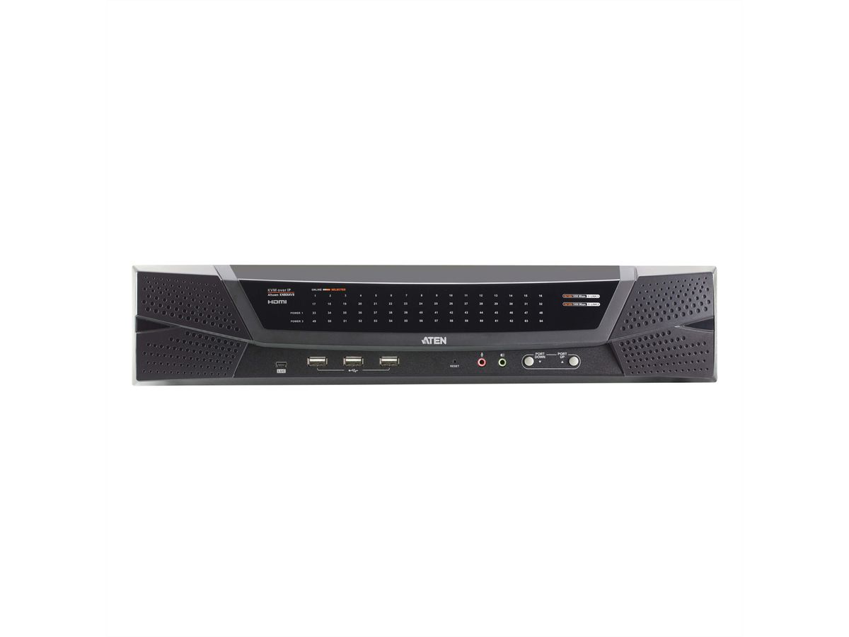 ATEN KN8064VB Switch KVM sur IP 64 ports multi-interface Cat 5