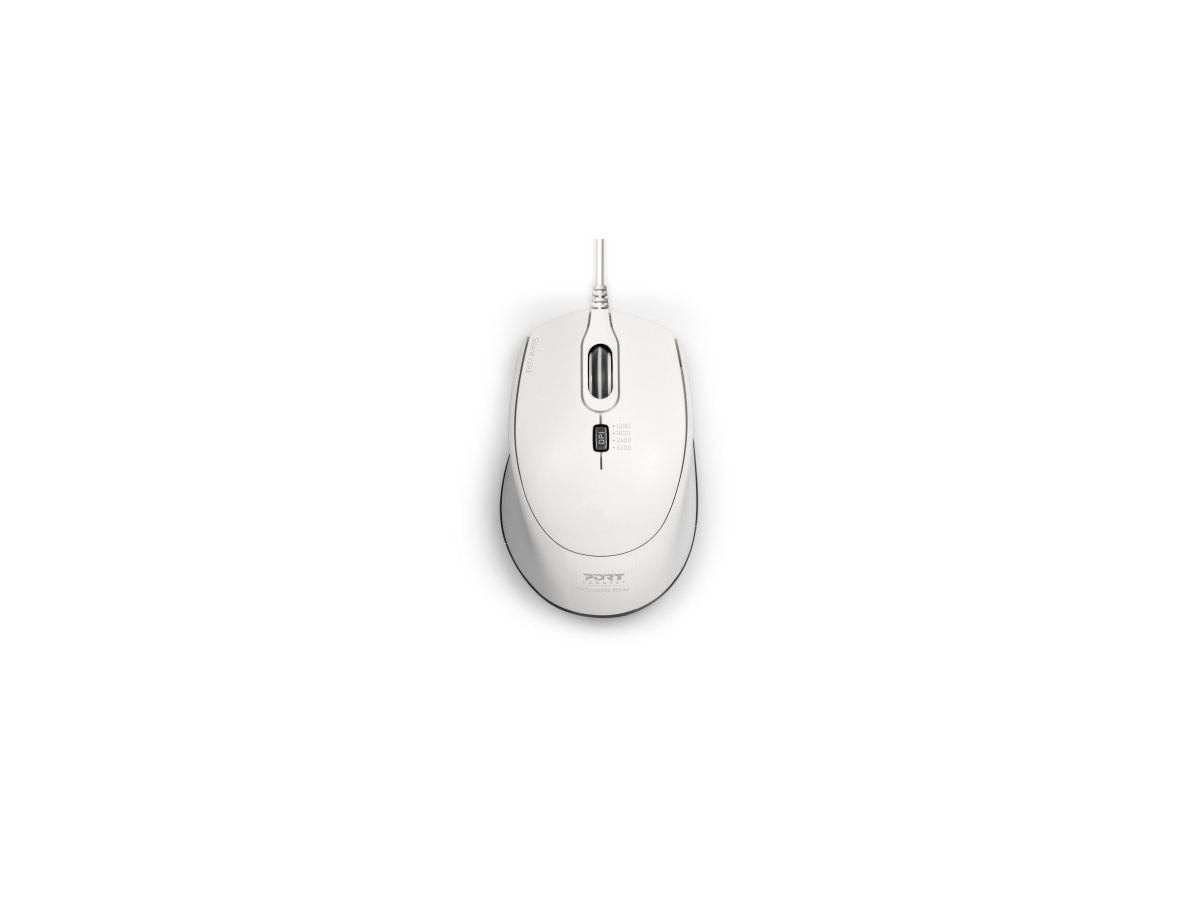 Port Designs 900712 souris Ambidextre USB Type-A 3600 DPI