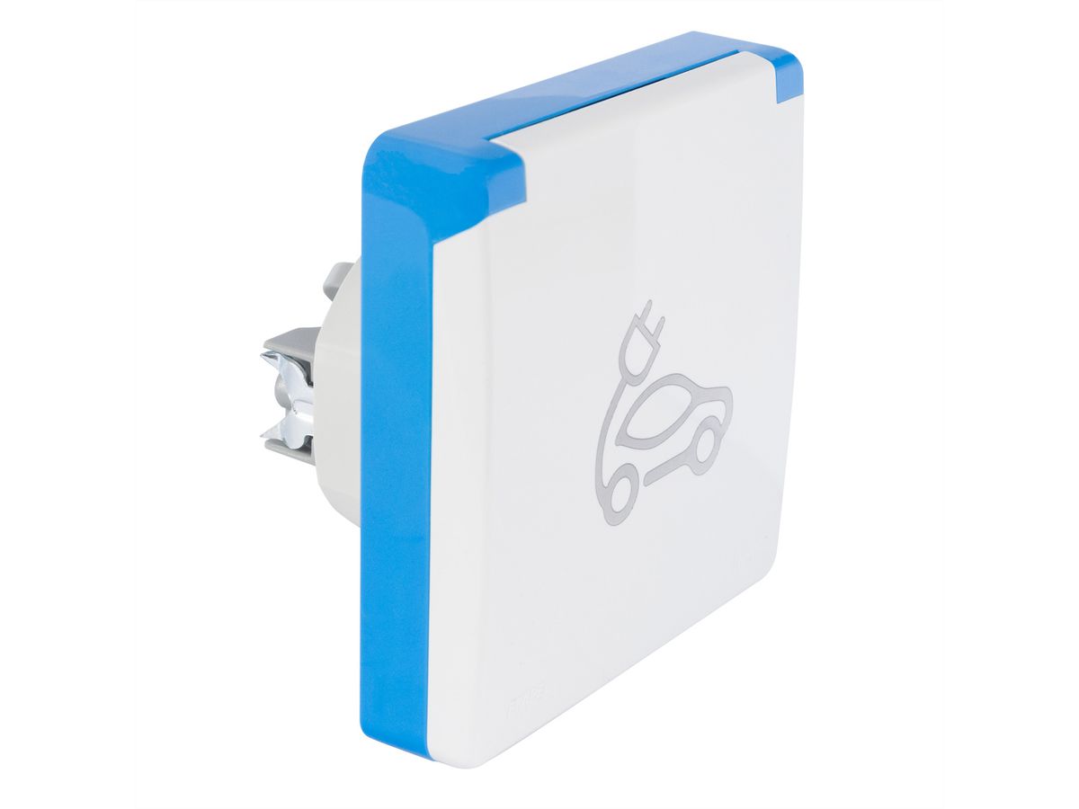 BACHMANN Prise de charge auto à contact de protection, version encastrée