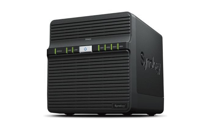 Synology DiskStation DS423 serveur de stockage NAS Realtek RTD1619B 2 Go DDR4 DiskStation Manager Noir