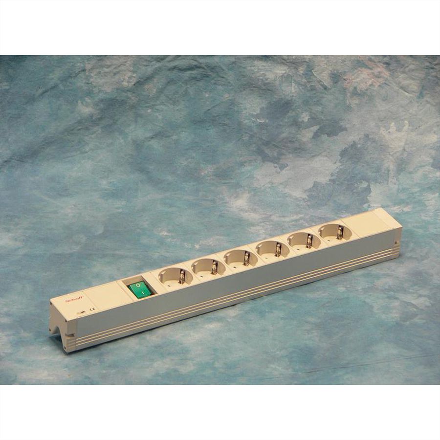 SCHROFF Prise de courant avec contact de protection, Wieland-STDL.WIEL/contact de protection 6DO.SCHALT