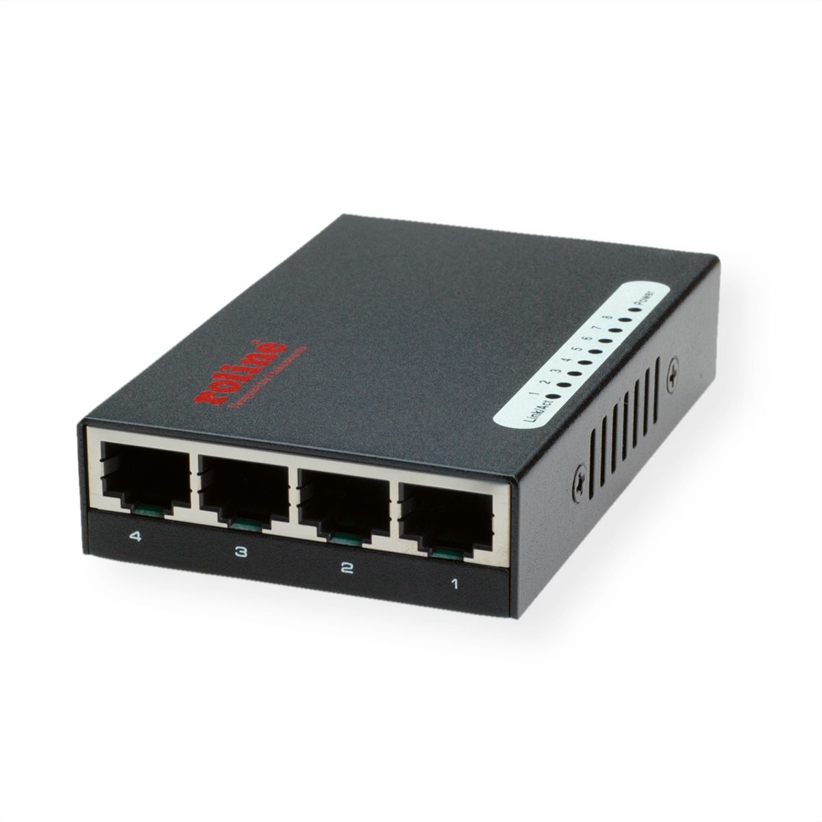 ROLINE Fast Ethernet Switch, Pocket, 8 ports