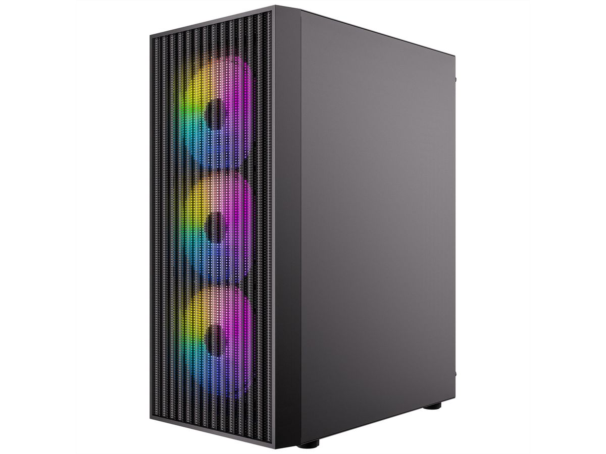 ANTEC AX27 RGB Elite Boîtier PC Midi Tower Gaming ATX, noir