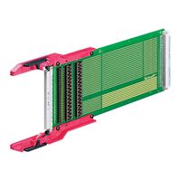 Adaptateur de test SCHROFF pour connecteur DIN type B, 3 U, 220 mm