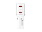 VALUE Chargeur de voyage, EU/UK/US, 2 ports USB C, 45 W