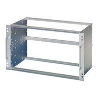 SCHROFF EuropacPRO 19" Subrack Kit pour chemin de fer, blindage rétrofit, EN 50155, 6 U, 84 CV, 235 mm