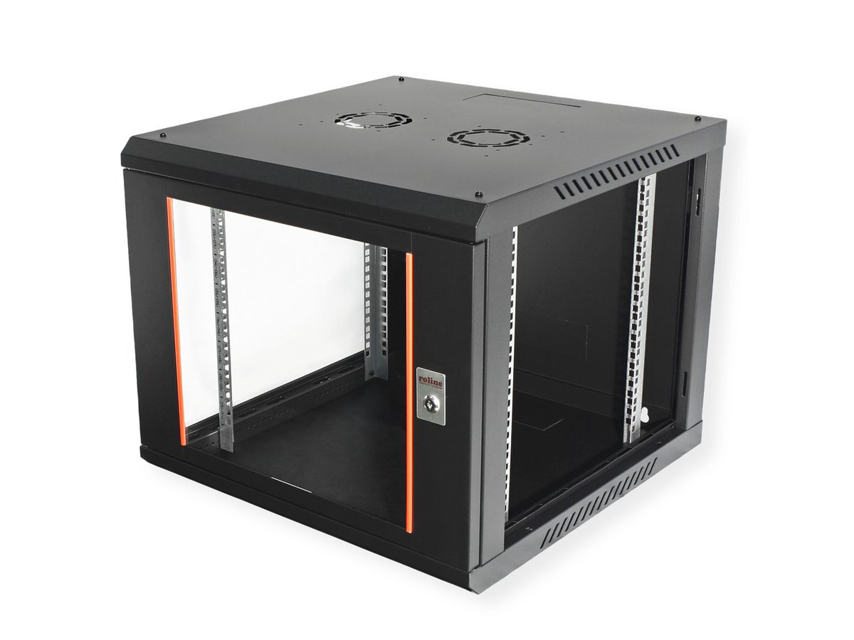 ROLINE 19" Boîtier mural Basic Plus 9U, 600x600 LxP noir