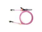 saCon Câble FO duplex 50/125µm OM4, LC/LC, violet, 2 m