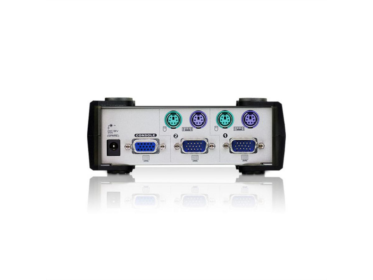 ATEN CS82AC Commutateur KVM VGA PS/2 à 2 ports