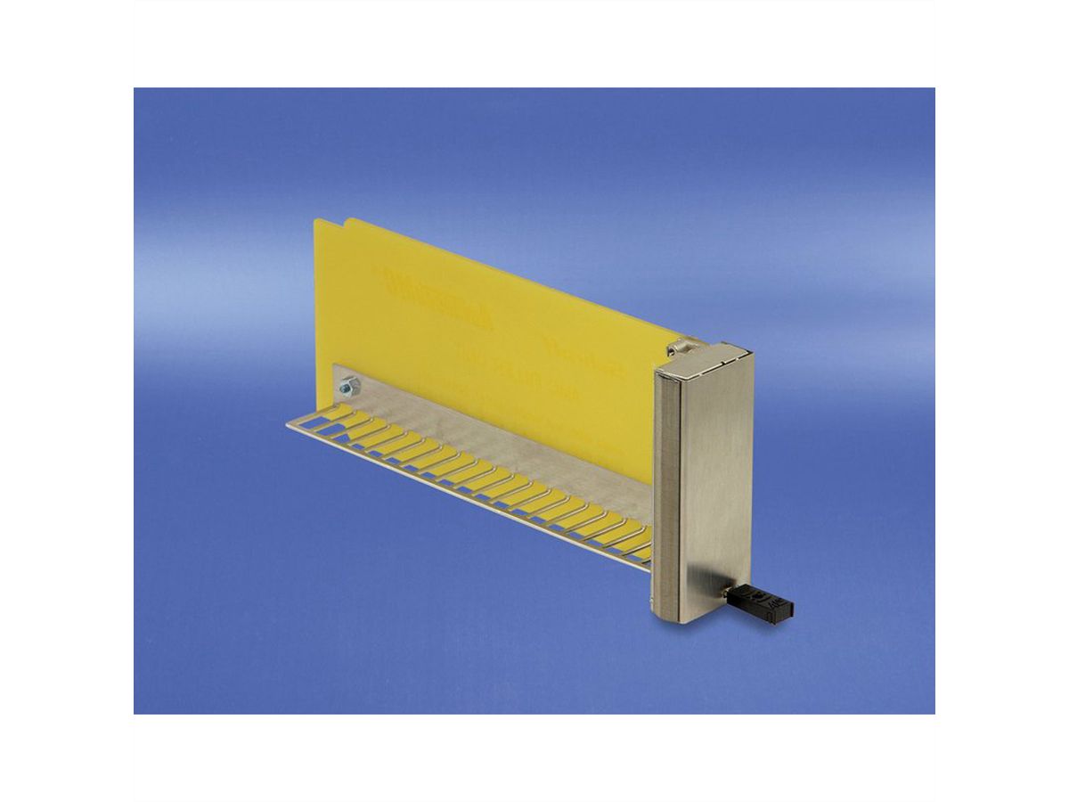 SCHROFF AMC Module de remplissage avec poignée fixe, double compact, aluminium