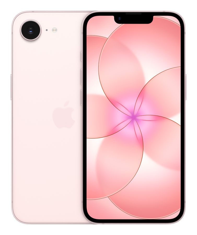 Apple iPhone 17e 15,5 cm (6.1") Double SIM iOS 26 5G USB Type-C 512 Go Rose clair