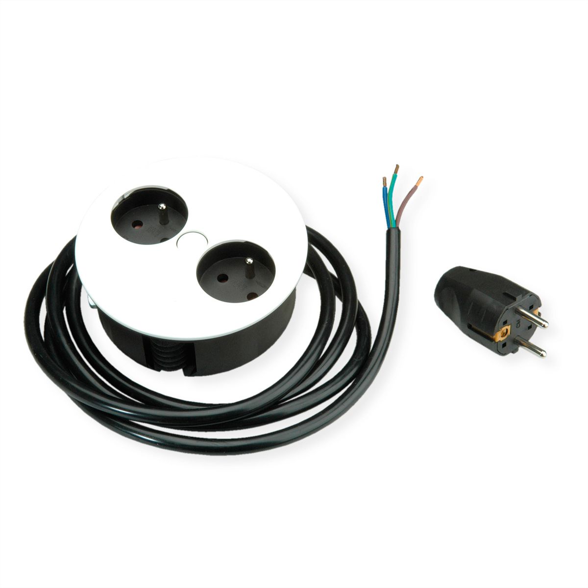 BACHMANN TWIST 2xUTE 2,0m AEH blanc 30GE satiné