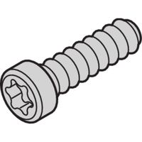 Vis à tête cylindrique de SCHROFF, Torx, autoserrante, M2.5 x 9.3