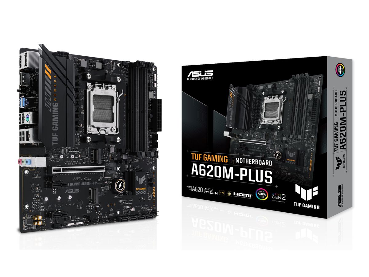 ASUS TUF GAMING A620M-PLUS AMD A620 Emplacement AM5 micro ATX
