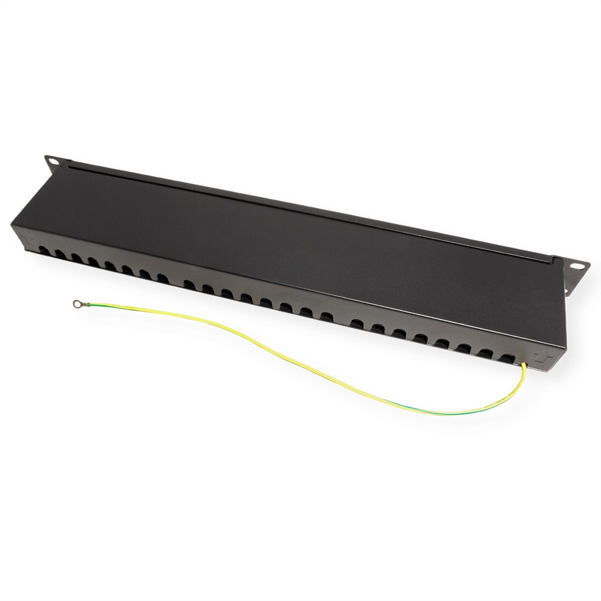VALUE Panneau de brassage Cat.6A (Classe EA) 19", 24 ports, blindé, noir