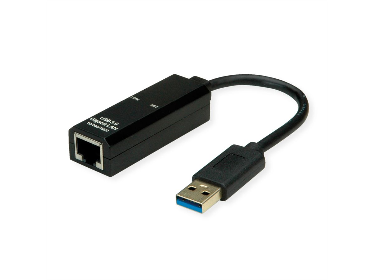 VALUE Convertisseur USB 3.2 Gen 1 - Gigabit Ethernet