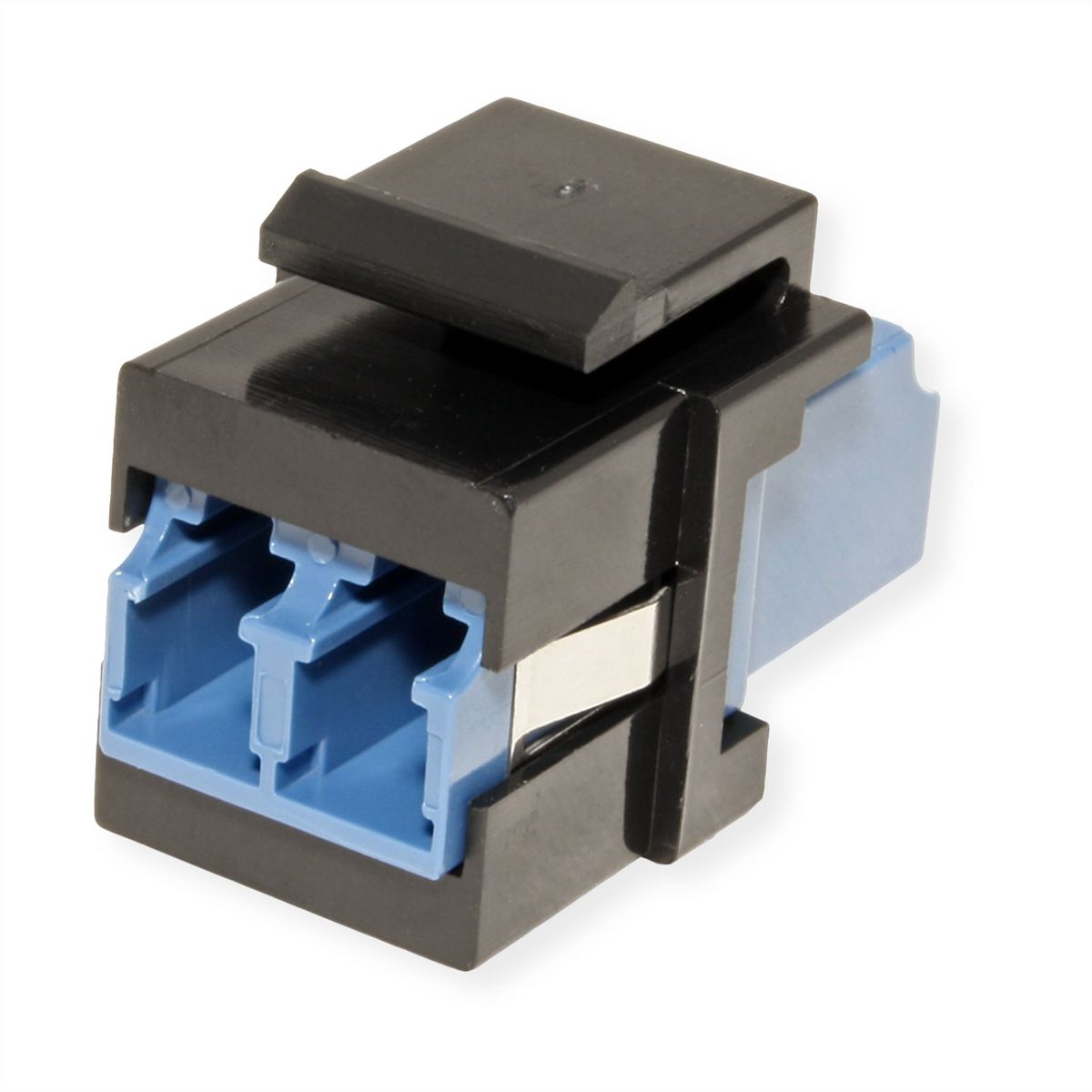 ROLINE Raccord optique LC/LC duplex monomode, Keystone, OS2