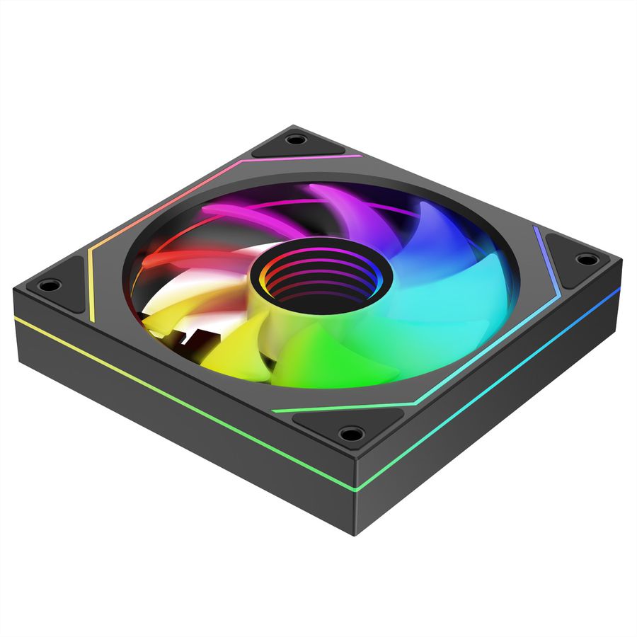 XILENCE XF076 Ventilateur de boîtier, avec Design Infinity Mirror