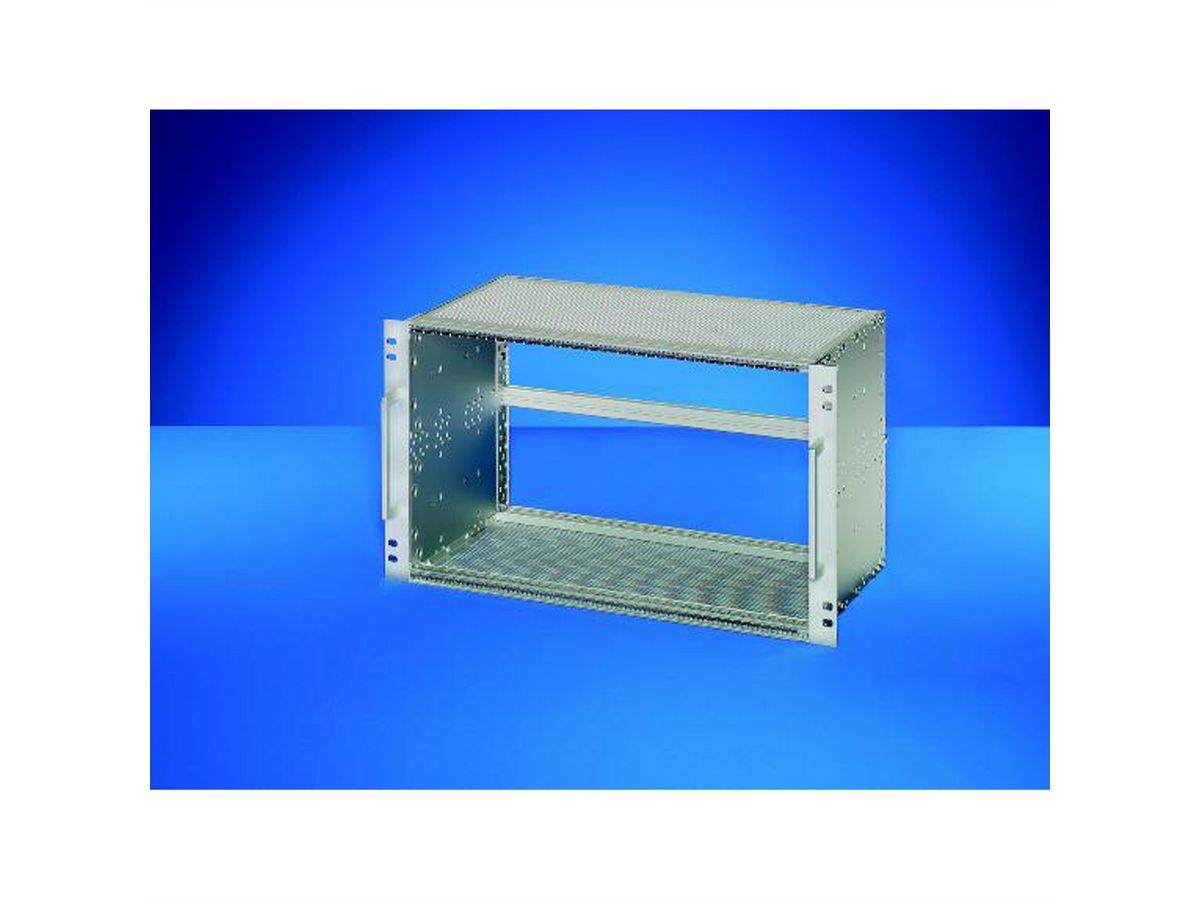 SCHROFF EuropacPRO 19" Subrack Kit pour chemin de fer, blindé, EN 50155, 6 U, 84 HP, 235 mm