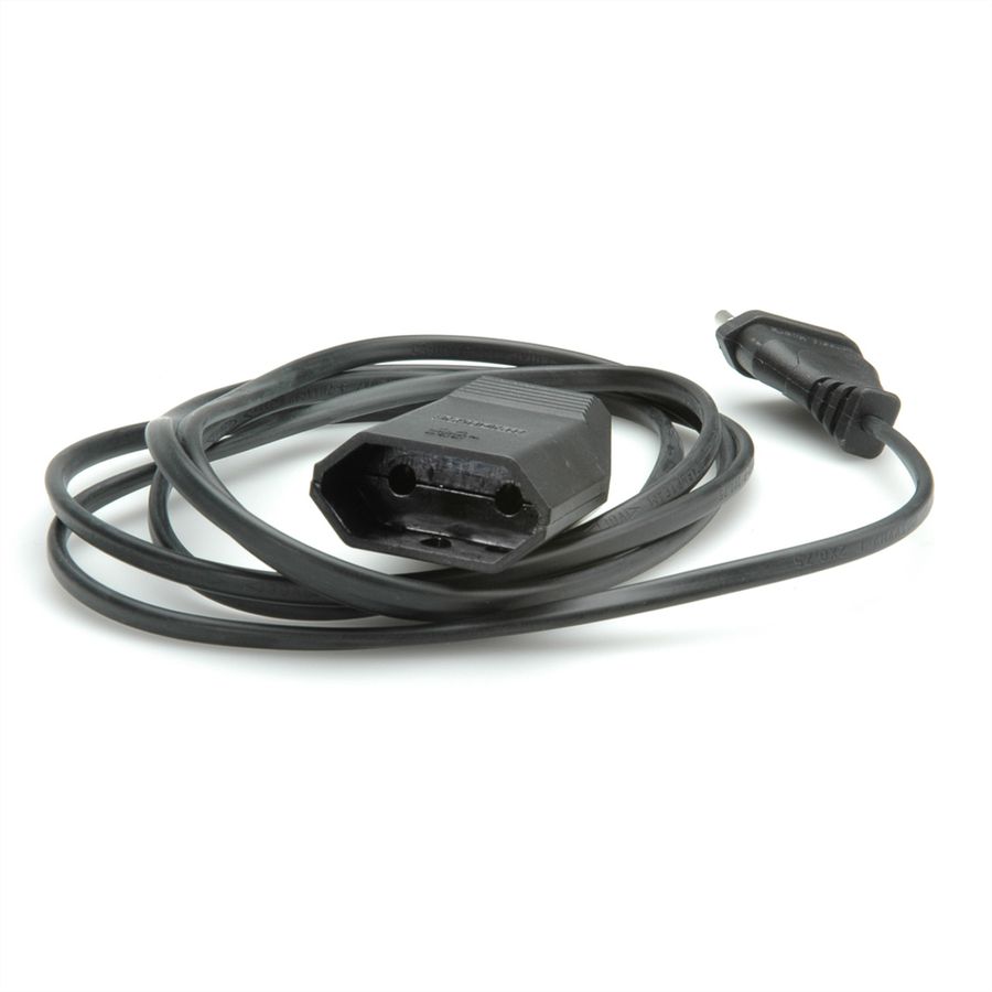 BACHMANN Câble prolongateur Euro 230V/2,5A, noir, 2 m