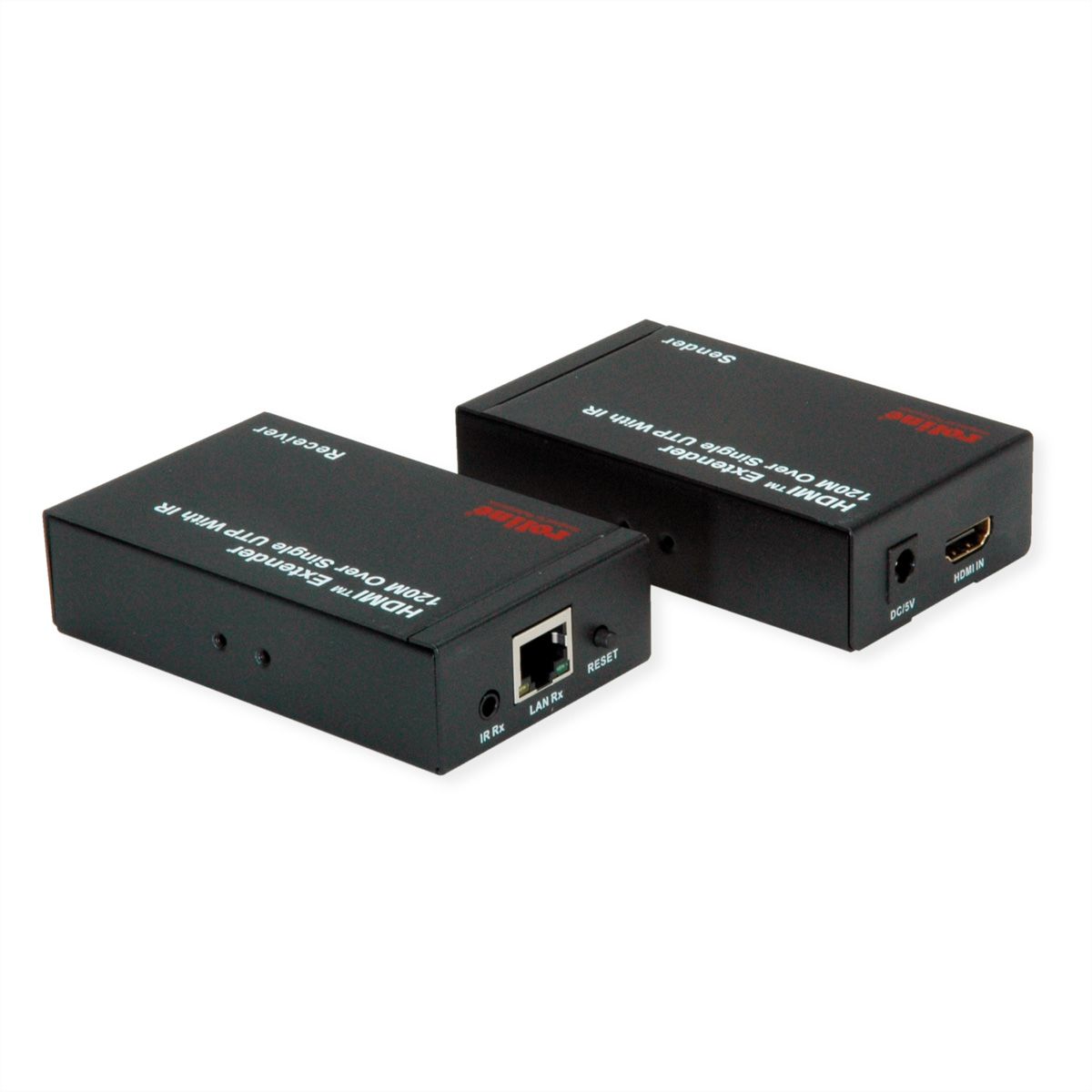 ROLINE Prolongateur HDMI via IP, 1080P, 120m, avec IR