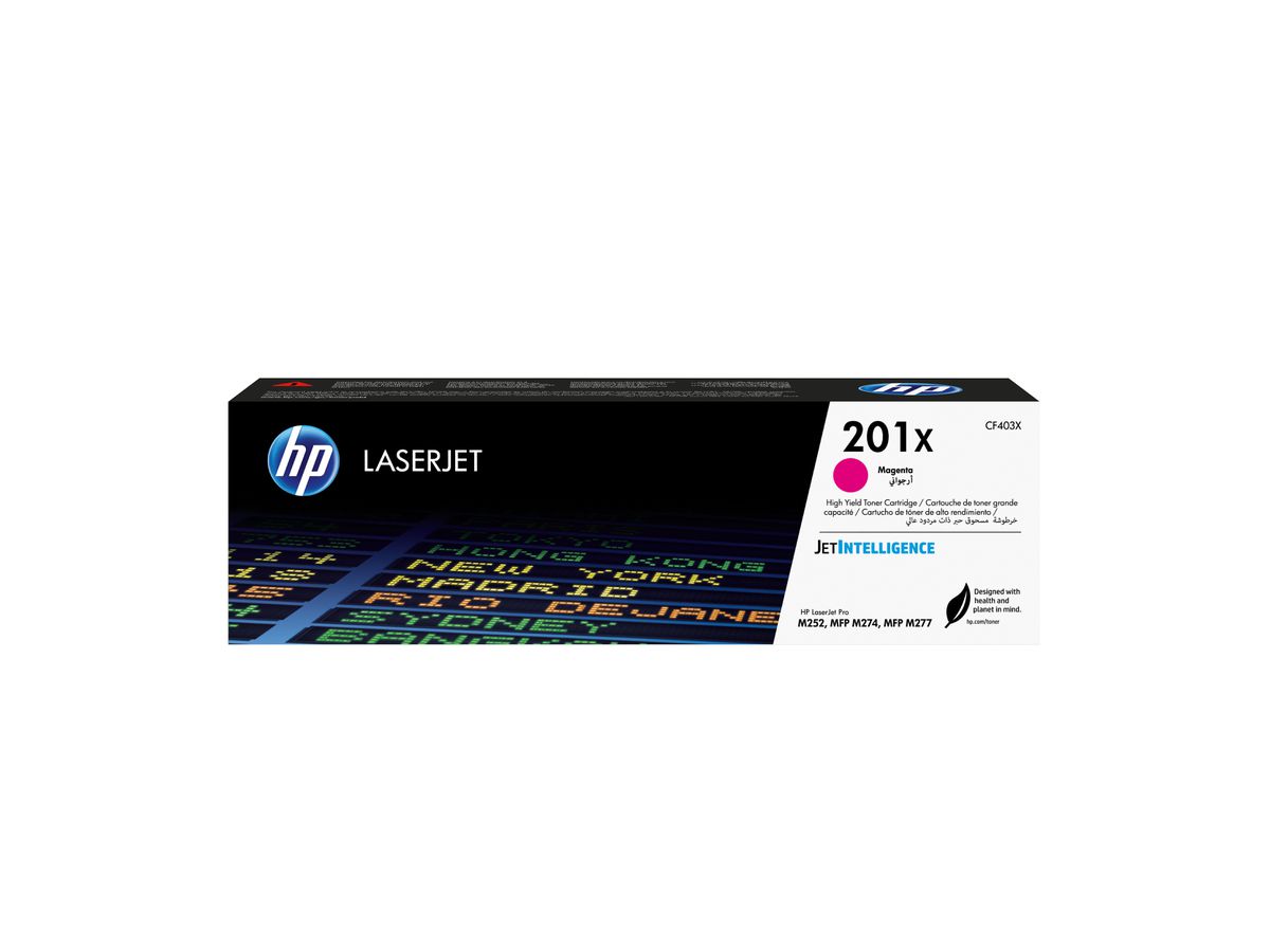 HP 201X toner LaserJet Magenta grande capacité authentique