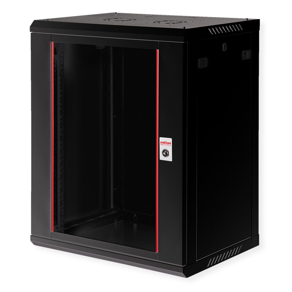 ROLINE 19" Boîtier mural Basic Plus 15U, 600x450 LxP noir