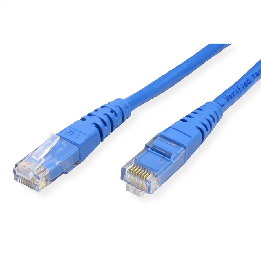 Cordon ROLINE Cat.6 (Classe E) UTP, bleu, 1 m