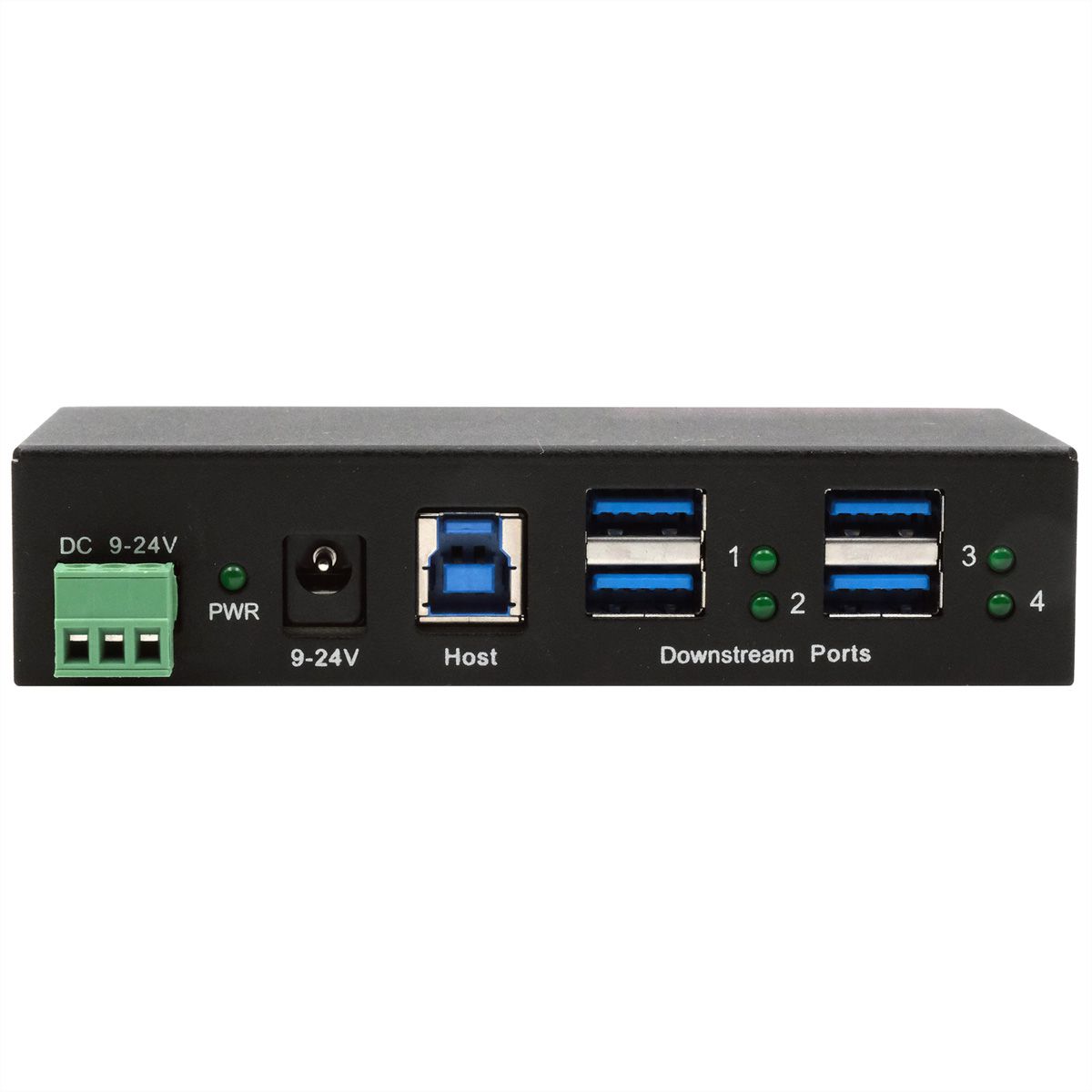 EXSYS EX-1244HMS HUB 4 ports USB 3.2 Gen 1 Din-Rail kit et mur VIA VL813 Chipset