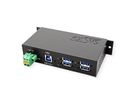 EXSYS EX-1185HMVS-2 Hub USB 3.2 Gen1 métal à 4 ports, protection de surtension 15KV ESD