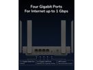 CUDY WR3000 AX3000 Routeur WiFi 6 Mesh, Gigabit