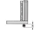 SCHROFF Eurorack Roulette, 400 kg, 110 mm de hauteur