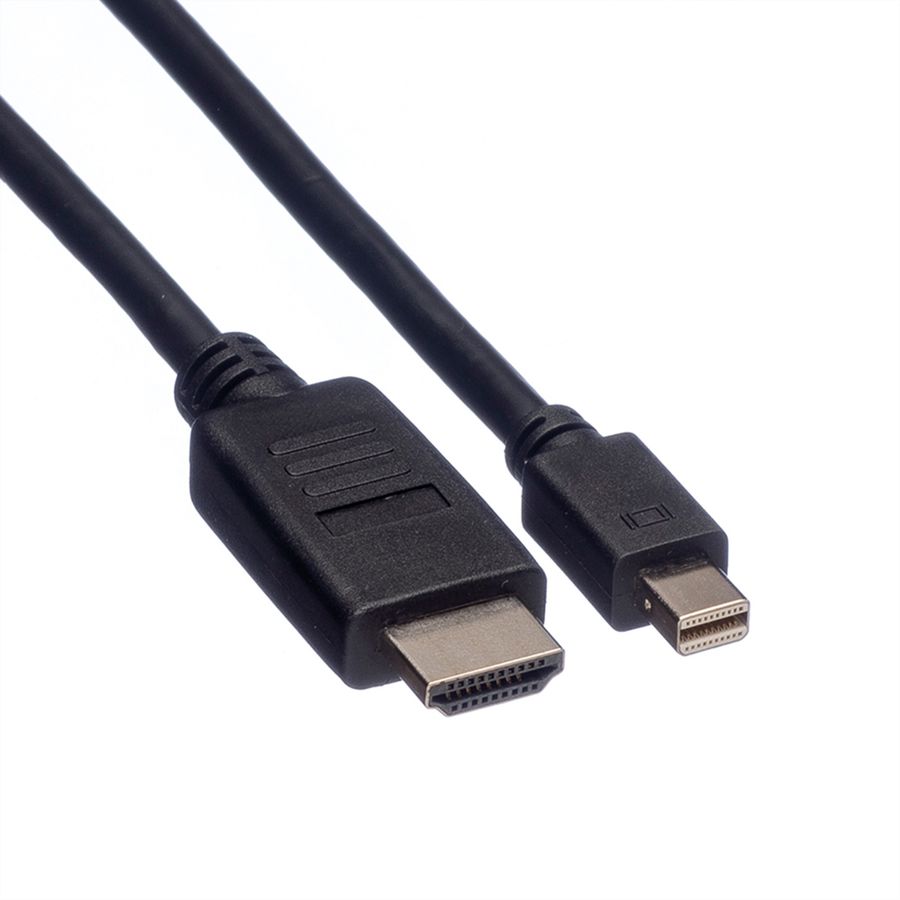 ROLINE Câble Mini DisplayPort, Mini DP - HDTV, M/M, noir, 4,5 m