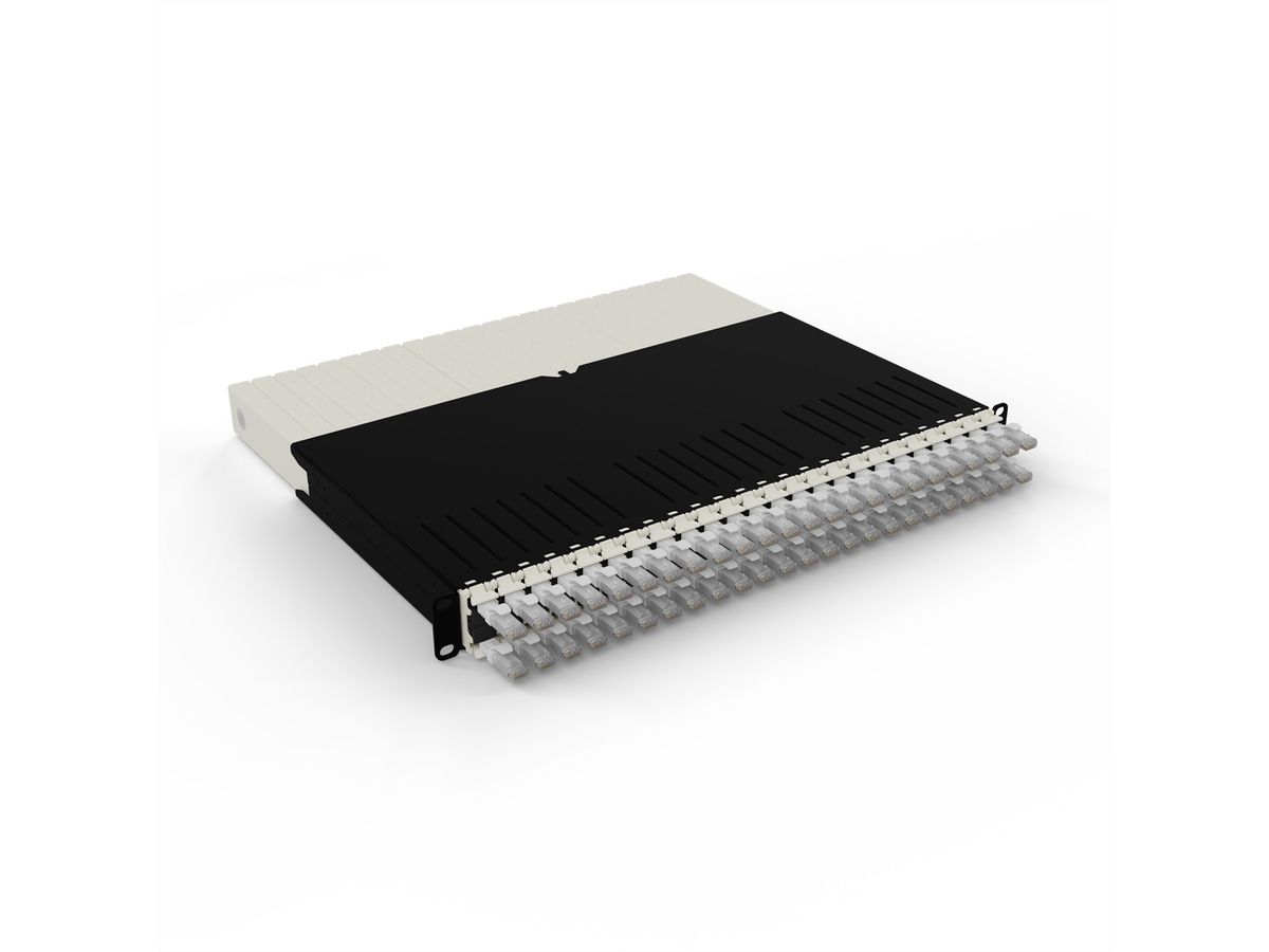 patchbox.one 8RU UTP blanc Cat.6a 0,8m