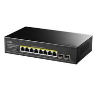 CUDY GS1008PS2 Switch 8 ports Gigabit PoE+ avec 2 emplacements Gigabit SFP 120W