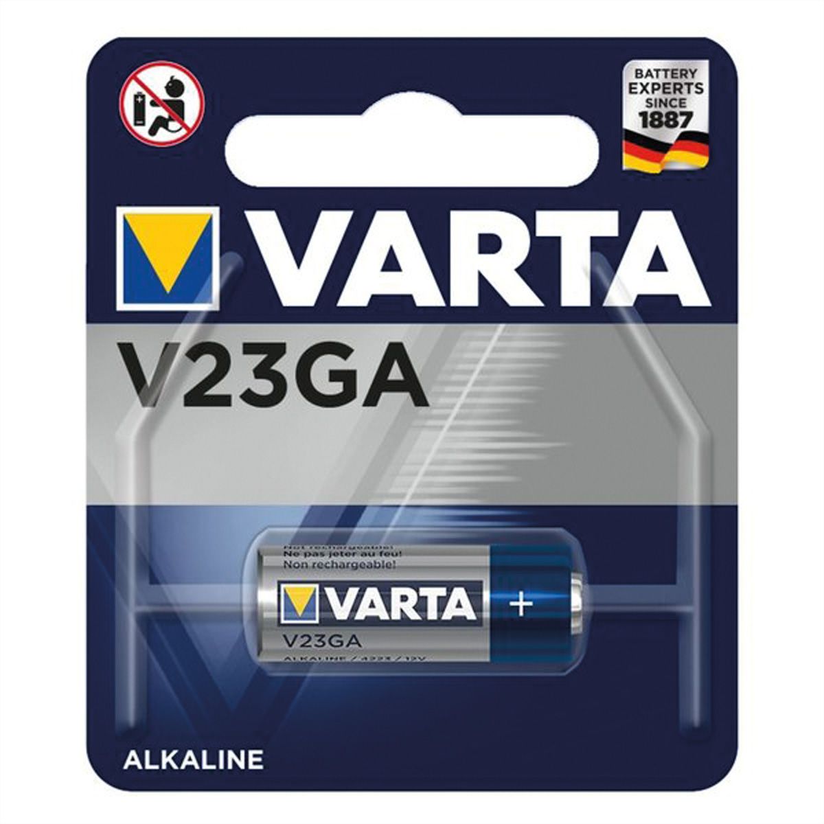 VARTA Alkaline Pile bouton V23GA, 12V, 50mAh