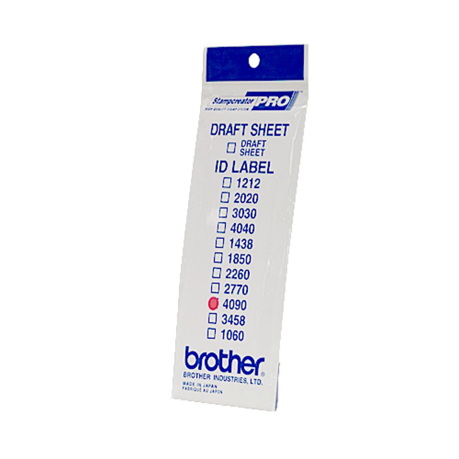 Brother ID4090 étiquette à imprimer Blanc
