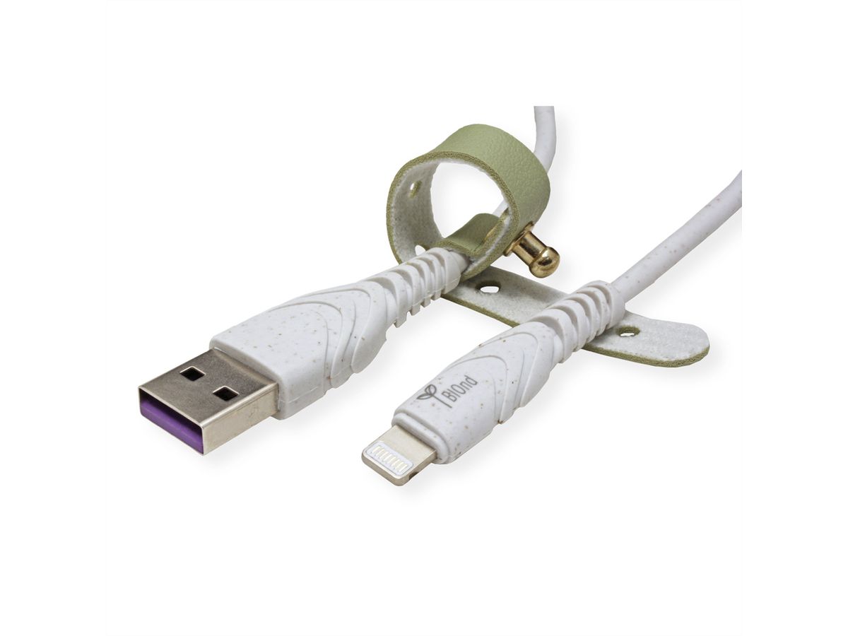 BIOnd BIO-12-IP Câble USB-A vers Lightning 3A, 2 m