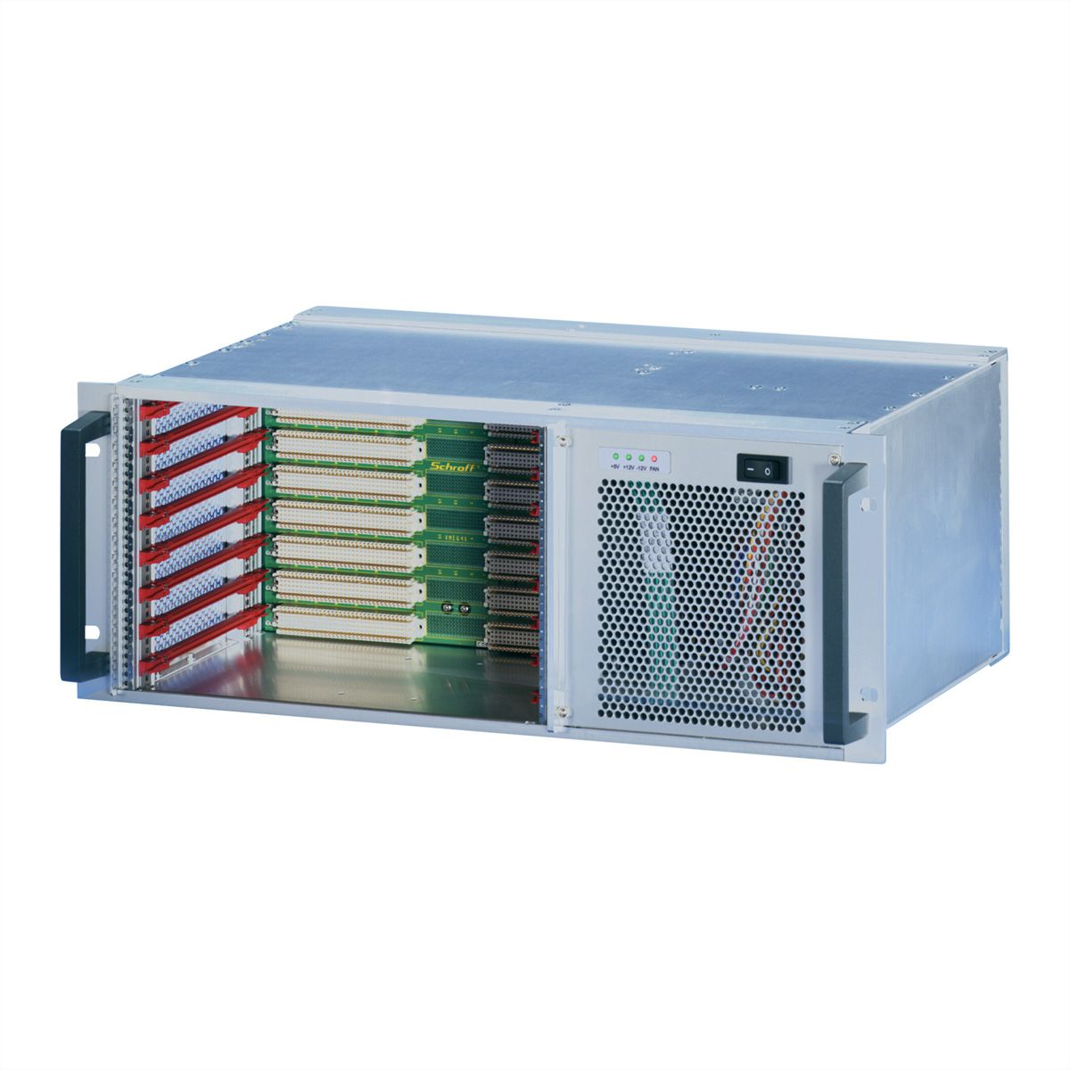Système VME64x SCHROFF, 4 U, 8 slots, Open Frame PSU